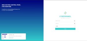 CyberPanel web admin paneli